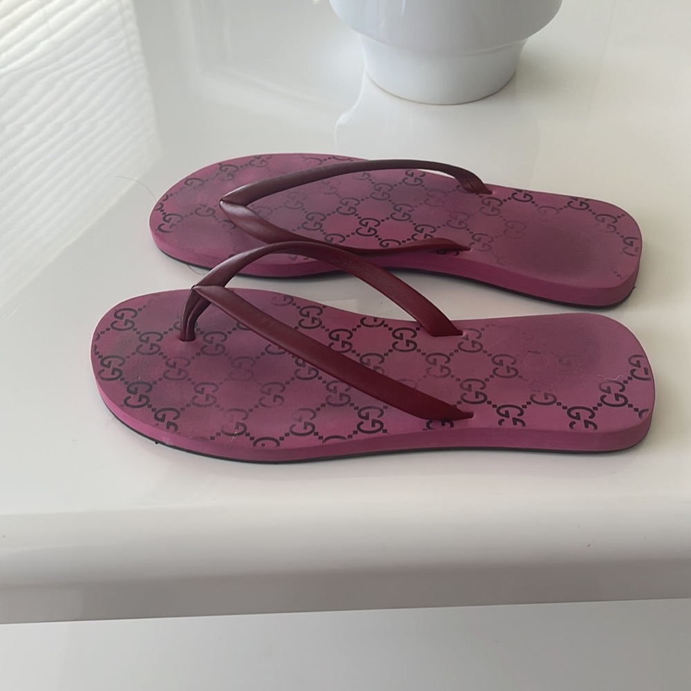 Berry Gucci Slides Authetic - Picture 2 of 6